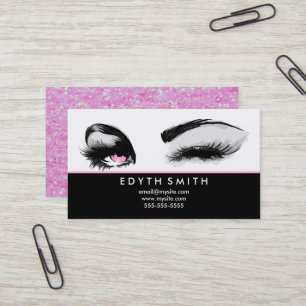 Visite Mascara de parties scintillantes ou carte de