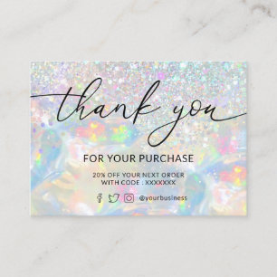 Visite merci parties scintillant opal texture carte de vi