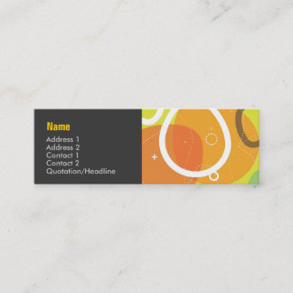 Visite Mini Carte abstraite Gogo de profil