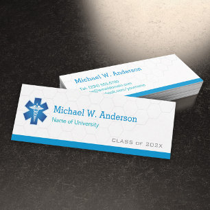 Visite Mini Carte de nom de l'étudiant de l'école Médicale