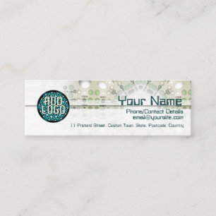 Visite Mini Carte de petite entreprise White Zenfasi