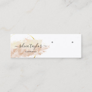 Visite Mini Carte de présentation pour boucles d'oreilles en a