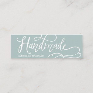 Visite Mini Carte de produit de script fantaisie fait main