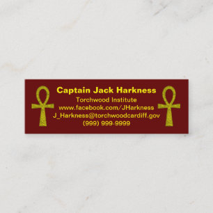 Visite Mini Carte de profil Ankh jaune