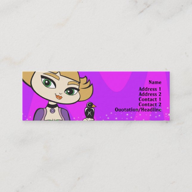 Visite Mini Carte de profil de Balance (Devant)