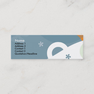Visite Mini Carte de profil de bonheur