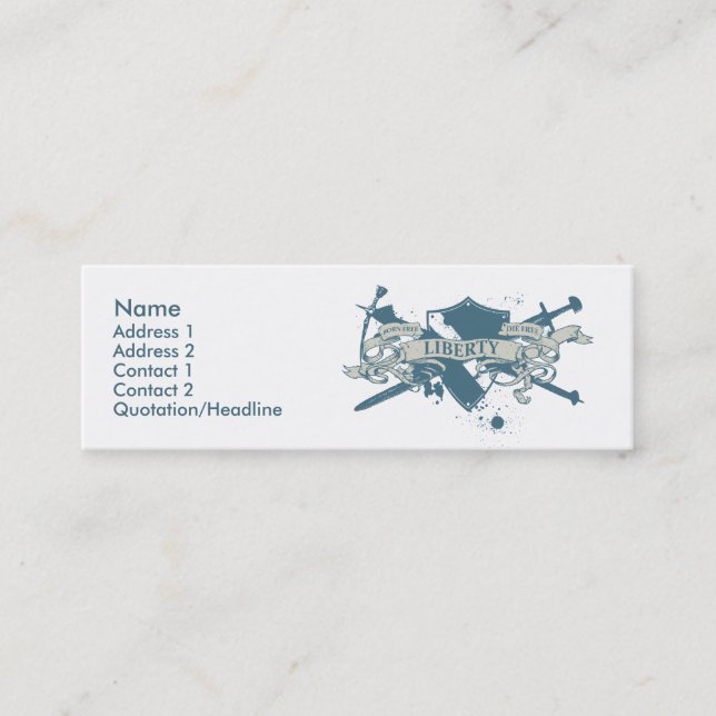 Visite Mini Carte de profil de bouclier de déesse (Devant)