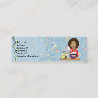 Visite Mini Carte de profil de boulangerie