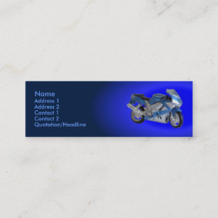Visite Mini Carte de profil de moto