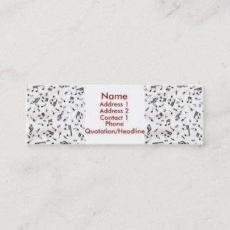 Visite Mini Carte de profil de musique