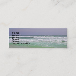 Visite Mini Carte de profil de plage