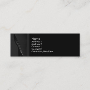 Visite Mini Carte de profil de plume