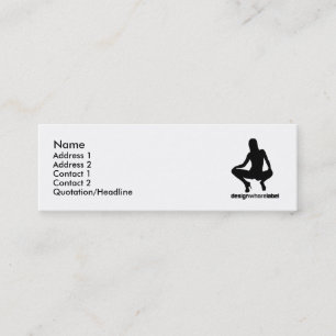 Visite Mini Carte de profil de Punstar d'étiquette de