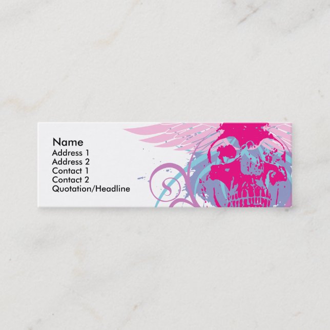 Visite Mini Carte de profil de Rock=Life "mini Trendskull" (Devant)