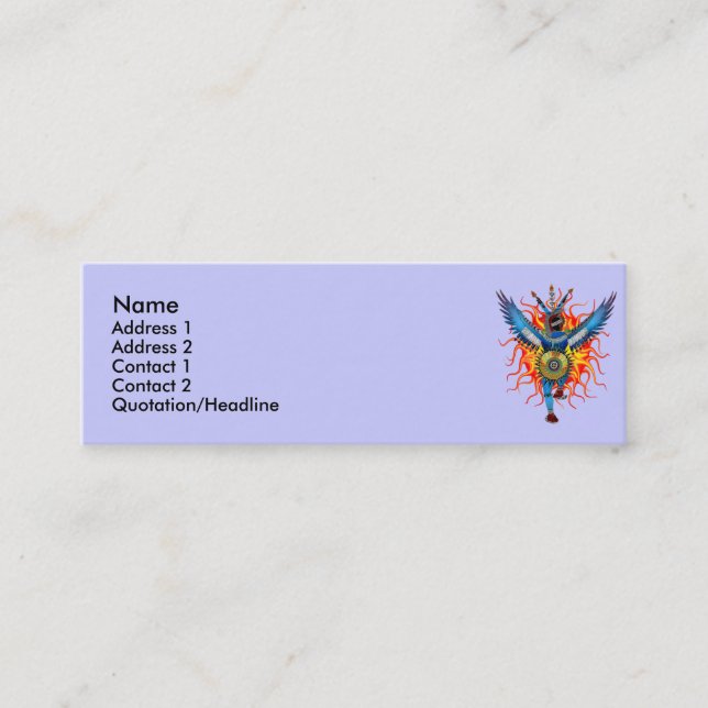 Visite Mini Carte de profil de Sundancer (Devant)