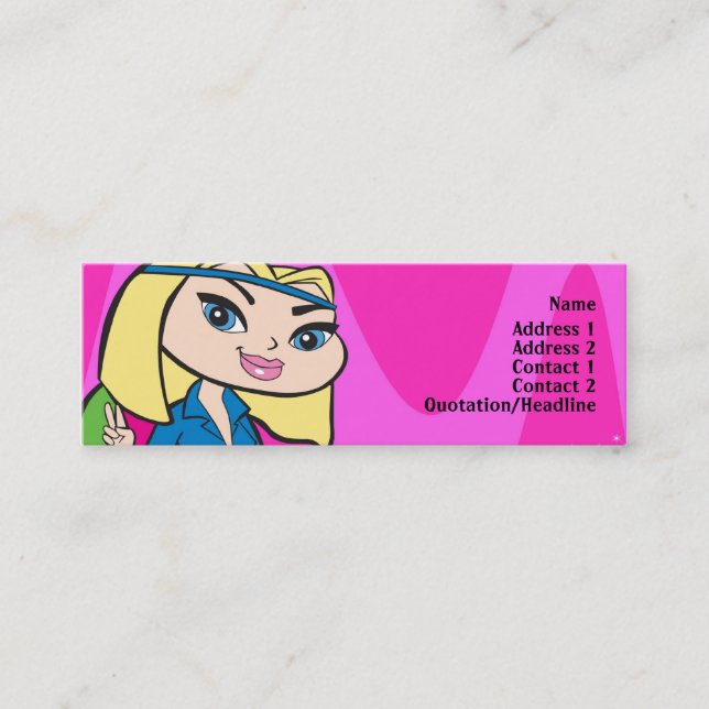 Visite Mini Carte de profil de Verseau (Devant)