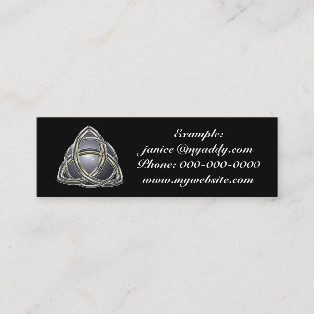 Visite Mini Carte de profil du noeud 2 de trinité (Devant)