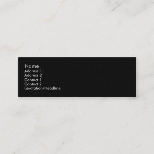 Visite Mini Carte de profil en grès gris foncé clair