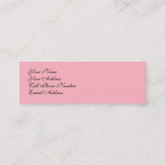 Visite Mini Carte de profil Patiné Pink Pink LightWheel