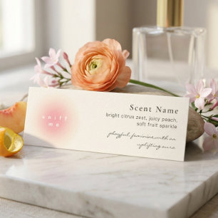 Visite Mini Carte d'échantillon de parfum de bougie mini-teste