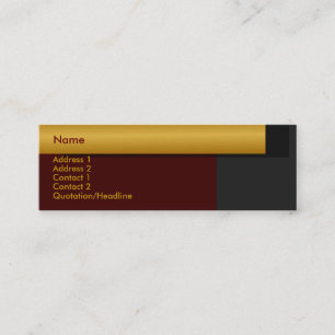 Visite Mini Carte d'or de profil de frontière