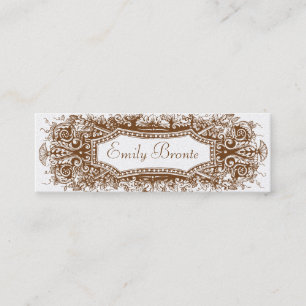 Visite Mini Carte maigre #2 de sembler vintage d'or