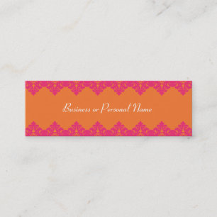 Visite Mini Carte maigre de dentelle de roses indien et de