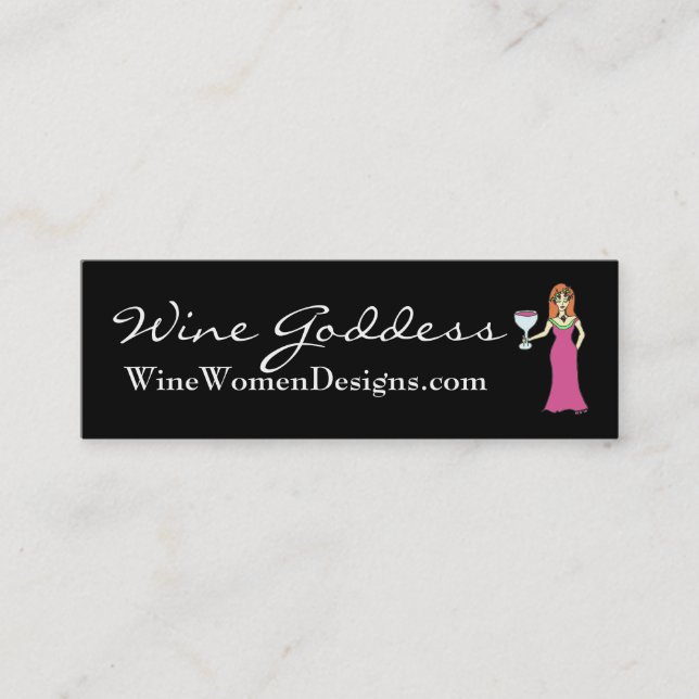 Visite Mini Déesse de vin, carte de profil de (Devant)