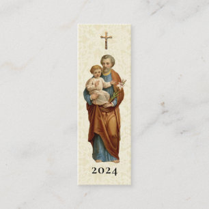Visite Mini Fête de l'autel Saint-Joseph Carte Sainte Favorise