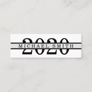 Visite Mini Graduation de la carte d'insertion minimaliste mod