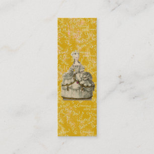 Visite Mini Marie Antoinette Robe Extravagante ~ Carte de visi