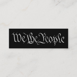 Visite Mini Nous la carte blanche de profil de personnes