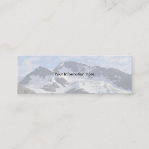 Visite Mini profil ou carte de visite, paysage