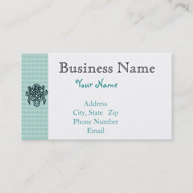 Visite MODÈLE - Carte de profil (Devant)