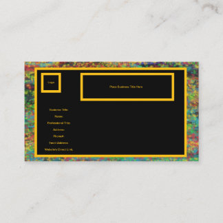 Visite Modèle de carte d'affaires Artsy Ware de JP