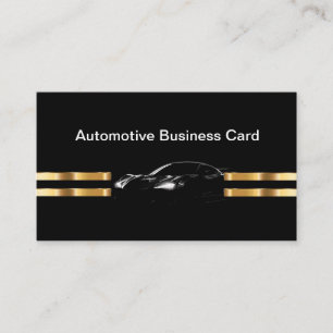 Visite Modèle de carte d'affaires Classy Automotive Servi