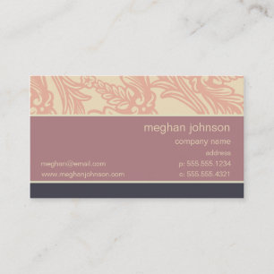 Visite Modèle de carte d'affaires élégante Eggplant so