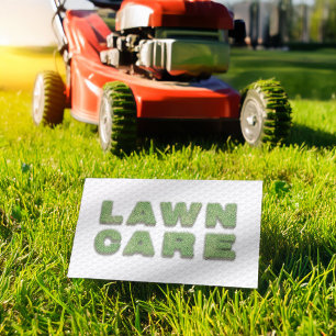Visite Modèle de carte d'affaires Landscaping Lawn Care M