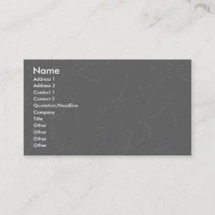 Visite Modèle de carte de profil - texture de marbre