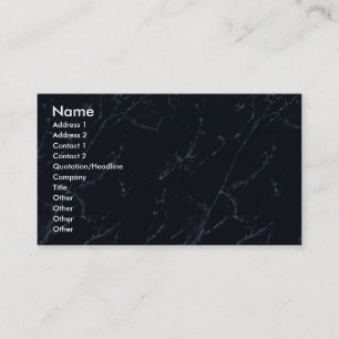Visite Modèle de carte de profil - texture de marbre