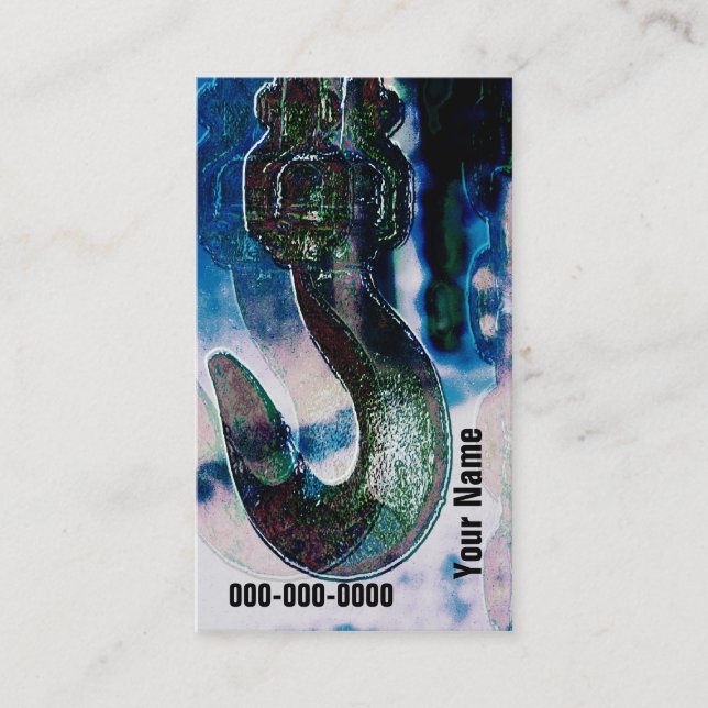 Visite modèle de carte d'entreprise de construction (Devant)