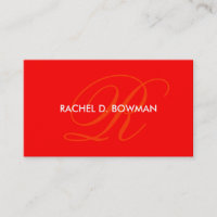 Modèle rouge lumineux "R " de monogramme de carte