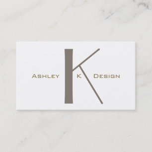 Visite Monogramme Personnalisé Arts Graphiques Carte de v