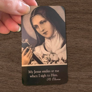 Visite Novena Carte Sainte de Saint Thérèse la Petite Fle