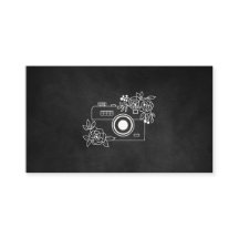 Photographe noir et blanc classique Carte de visit