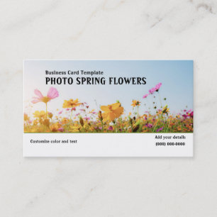 Visite Photographie Printemps Fleurs de jardin Carte de v