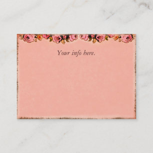 Visite Pink Roses Design Carte de profil d'entreprise