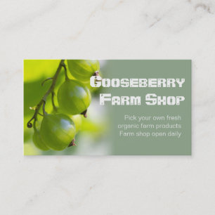 Visite Produits agricoles biologiques CC0209 Carte de vis