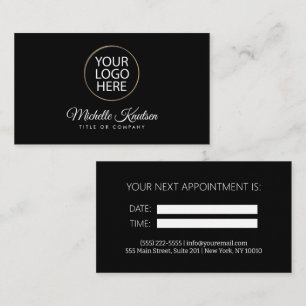 Visite Professionnel Ajoutez votre logo Carte de rendez-v