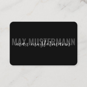Visite Projet de carte noire professionnelle